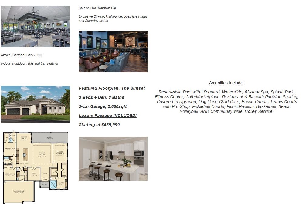 THE PLACE AT CORKSCREW Estero Florida INVENTORY HOME ON 2-1-2020 AT THE  PLACE AT CORKSCREW...